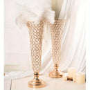 GobekUsa Crystal Vases Set for Dining Tables and Home Decor