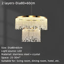 GobekUsa Crystal Waterfall Chandelier for Foyer Dining Room Hotel Home Decor