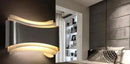 GobekUsa Curved Modern Wall Sconce with LED