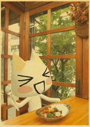 GobekUsa Cute 3D Cat Poster for Home Decor