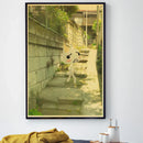 GobekUsa Cute 3D Cat Poster for Home Decor