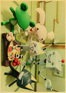 GobekUsa Cute 3D Cat Poster for Home Decor