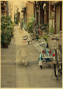 GobekUsa Cute 3D Cat Poster for Home Decor