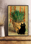 GobekUsa Cute Digital Cats Cartoon Poster Print