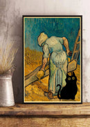 GobekUsa Cute Digital Cats Cartoon Poster Print