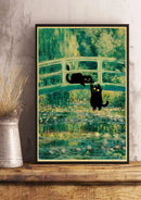GobekUsa Cute Digital Cats Cartoon Poster Print