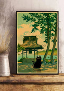 GobekUsa Cute Digital Cats Cartoon Poster Print