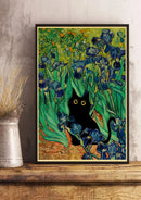 GobekUsa Cute Digital Cats Cartoon Poster Print