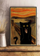 GobekUsa Cute Digital Cats Cartoon Poster Print