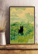 GobekUsa Cute Digital Cats Cartoon Poster Print