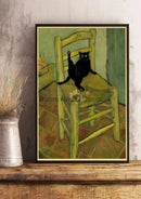 GobekUsa Cute Digital Cats Cartoon Poster Print