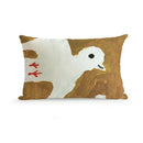 GobekUsa Cute Dog Printed Designer Throw Pillow Cover for Living Room Sofa Decor