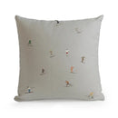 GobekUsa Cute Dog Printed Designer Throw Pillow Cover for Living Room Sofa Decor