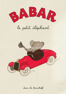 Cute elephant taking bath cartoon wall art kids room poster by Decorbites
