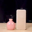 Pastel mini ceramic flower vase set for living room shelf decor by Decorbites