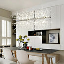 GobekUsa Dandelion Chandelier: Nordic Minimalist Wrought Iron LED Indoor Light for Living Room