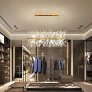 GobekUsa Dandelion Chandelier: Nordic Minimalist Wrought Iron LED Indoor Light for Living Room