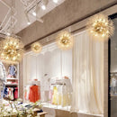 GobekUsa Dandelion Chandelier LED Sparkle Ball Crystal Lighting for Restaurant & Living Room