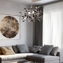 GobekUsa Dandelion Chandelier: Modern Nordic Pendant Light for Living Dining Room, Creative Balcony Fixture