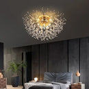 GobekUsa Dandelion Crystal LED Ceiling Light for Home Indoor Living Dining Room