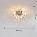 GobekUsa Dandelion Crystal LED Ceiling Light for Home Indoor Living Dining Room