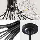 GobekUsa Dandelion Flower Chandelier: Modern LED Living Room Bedroom Indoor Decor Bouquet Lamps