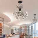 GobekUsa Dandelion Flower Chandelier: Modern LED Living Room Bedroom Indoor Decor Bouquet Lamps
