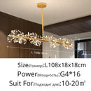 GobekUsa Dandelion Flower Chandelier: Modern LED Living Room Bedroom Indoor Decor Bouquet Lamps