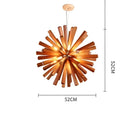 GobekUsa Dandelion Wooden Pendant Lights - Solid Wood Hanging Lamps for Dining Room & Restaurant