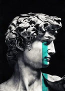 Classical david graffiti art canvas print bedroom wall decor by Decorbites