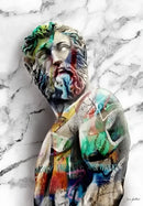 Classical david graffiti art canvas print bedroom wall decor by Decorbites