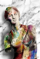 Classical david graffiti art canvas print bedroom wall decor by Decorbites