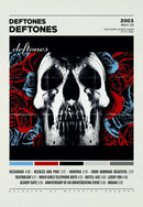 Deftones canvas painting set owl and portrait – bedroom wall art by Decorbites