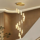 GobekUsa Deluxe Crystal Spiral Slinglights for Hotel Lobby, Dining Room Decor