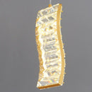 GobekUsa Deluxe Crystal Spiral Slinglights for Hotel Lobby, Dining Room Decor