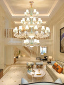 GobekUsa Deluxe Duplex Living Room Chandelier - Elegant Villa & Hotel Pendant Lighting