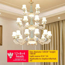 GobekUsa Deluxe Duplex Living Room Chandelier - Elegant Villa & Hotel Pendant Lighting