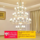 GobekUsa Deluxe Duplex Living Room Chandelier - Elegant Villa & Hotel Pendant Lighting
