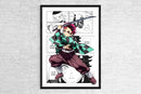 GobekUsa Demon Slayer Anime Canvas Poster for Home Decor