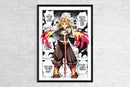 GobekUsa Demon Slayer Anime Canvas Poster for Home Decor