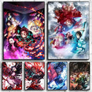 GobekUsa Demon Slayer Rengoku Art Poster Canvas for Home