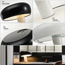 GobekUsa Designer Mushroom Lamp: Nordic Marble Table Lamp for Villa Study Room Indoor Lighting