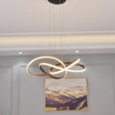 GobekUsa Dimmable Modern Chandelier: Gold/Chrome/Black, 60cm