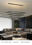 GobekUsa Dimmable Nordic LED Ceiling Chandelier for Living Room