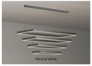 GobekUsa Dimmable Nordic LED Ceiling Chandelier for Living Room