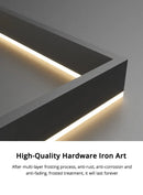 GobekUsa Dimmable Nordic LED Ceiling Chandelier for Living Room