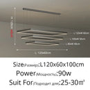 GobekUsa Dimmable Nordic LED Ceiling Chandelier for Living Room