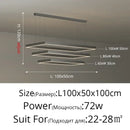 GobekUsa Dimmable Nordic LED Ceiling Chandelier for Living Room