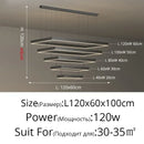 GobekUsa Dimmable Nordic LED Ceiling Chandelier for Living Room