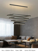 GobekUsa Dimmable Nordic LED Ceiling Chandelier for Living Room